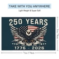 thumbnail image 5 of 250th Anniversary Beach Towel 1776 2026 250 Years Anniversary Bath Towel Novelty Graphic Yoga Towel 71x31in, 5 of 6