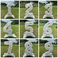 thumbnail image 2 of 32inch White Balloons Birthday Number Balloons Outdoor Baby Shower Decoration for Kids Adult Standing Number Balloon, 2 of 6
