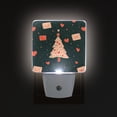 thumbnail image 3 of WOBOGO Christmas Tree LED Night Light 2 Pcs Set 0.5 Watt Wall Plug in Dusk to Dawn Automatic Switch Soft White Light, 3 of 7
