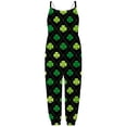 thumbnail image 3 of St. Patrick's Day Toddler Girls Kids Jumpsuit One Piece Floral Playsuit Strap Romper Summer Outfits Clothes, 3 of 5
