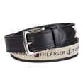 thumbnail image 2 of Cinturón Tommy Hilfiger con cinta incrustada para hombre, negro/natural, 2 of 6