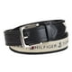 thumbnail image 2 of Cinturón Tommy Hilfiger con cinta incrustada para hombre, negro/natural, 2 of 6