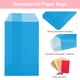 thumbnail image 3 of Uxcell 200Pcs Bolsas de Papel Kraft para Regalos, 6" x 3" Bolsas de Caramelo a Prueba de Grasa Bolsas Planas para Favoritos Bolsas Pequeñas de Regalo Azules, 3 of 6