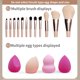thumbnail image 4 of Lavadora y secadora de brochas de maquillaje 2 en 1, herramienta de limpieza y secado de brochas, carga automática, dispositivo de limpieza, 4 of 9