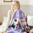 thumbnail image 6 of Easter Throw Blanket, Warm Fleece Flannel Bed Blanket, Lightweight Easter Blanket for Sofa Bed Couch 30"x40", 6 of 8