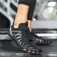 thumbnail image 4 of Wide-Toe Five-Finger Outdoor Water Shoes, Anti-Slip Low-Top Beach & Surfing Shoes for Swimming, Hiking, Yoga, Fitness, Rope Skipping, and Casual Wear, 4 of 9