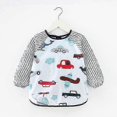 thumbnail image 1 of Baby bib with sleeves, waterproof children's bib, washable, suitable for eating and playing,(color 4)-14, 1 of 2
