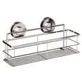 thumbnail image 4 of Toystoory Soporte de almacenamiento de acero inoxidable Recableght, ventosa, estante de montaje en pared para baño profundo, soporte para Gel de ducha y Juegos de accesorios de baño Toystoory HA3388-00B, 4 of 6