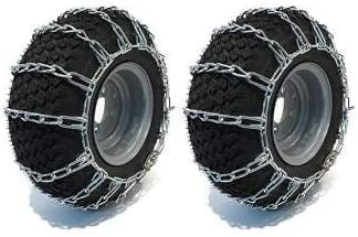 OakTen Set of Two Tire Chain Fits 16x4.8x8 4.00/4.80x8 