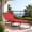 Red, variant on EDOEMSE Comfy Folding Chaise Lounge Pool Chairs, Outdoor Sun Tanning Chairs with 5-Level Reclining Back, Steel Frame for Beach, Yard, Patio, Red