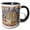 Black/White, variant on 3drose, Spain, Andalusia, Seville. Plaza De Espana., 11oz Mug
