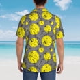 thumbnail image 4 of Logiee Pirate skulls Print Mens Hawaiian Shirts,Loose-Fit Short Sleeve Button Down Tropical Aloha Beach Shirt,Summer Vacation Wedding Tops,Medium, 4 of 7