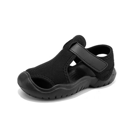 

Cyiecw Toddler Sandals Summer Closed-Toe Lightweight Beach Sandals for Boys Girls Kids Non-Slip Water Shoes
