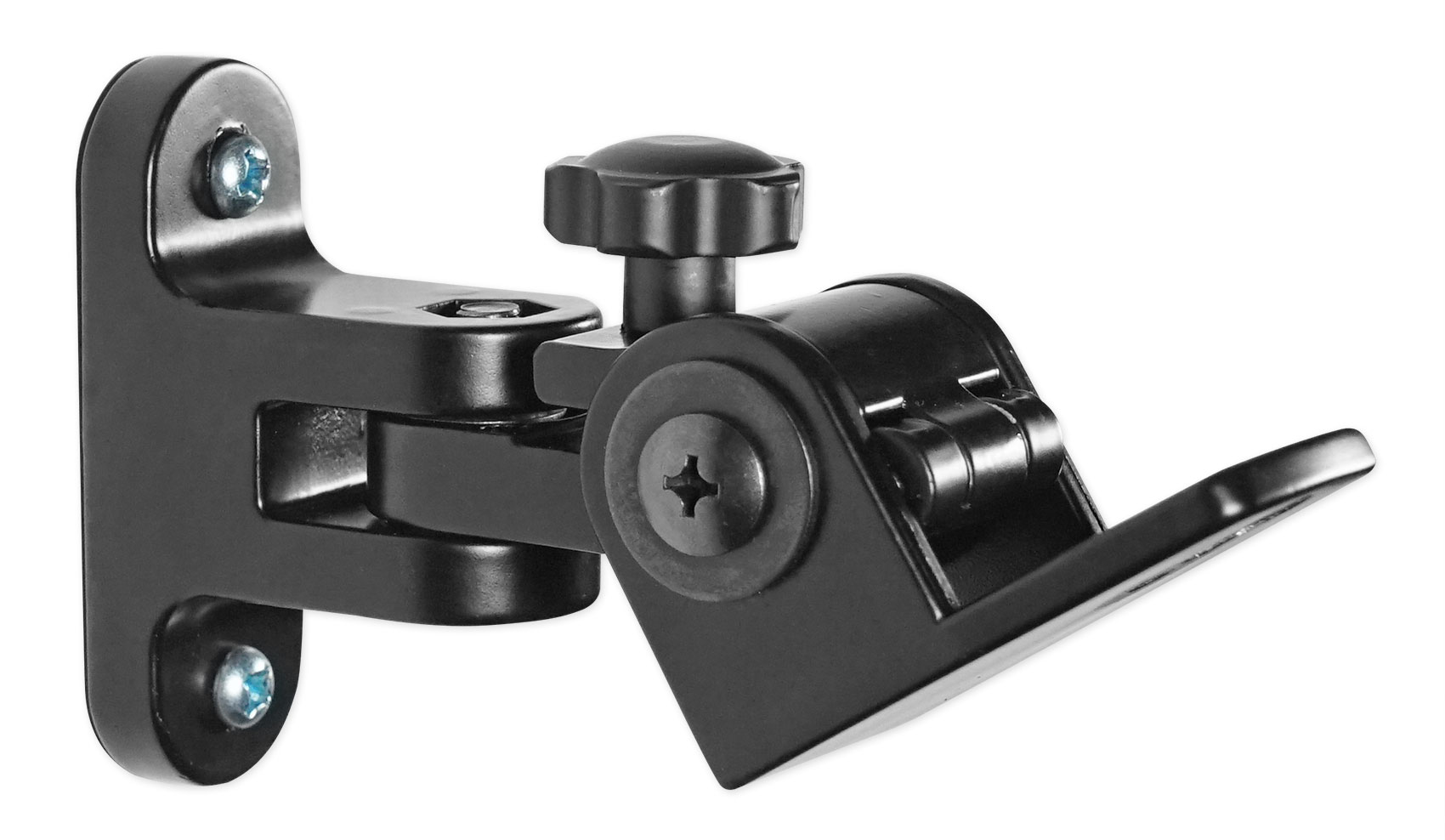 (2) Rockville APM6B 6.5" Powered Studio Monitor Speakers+Swivel Wall Brackets