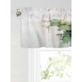 thumbnail image 6 of Valances for Windows Abstract Watercolor Rod Pocket Cafe Window Treatments Valance Curtains for Kitchen Bathroom Laundry Basement Windows 56"x16", 6 of 9
