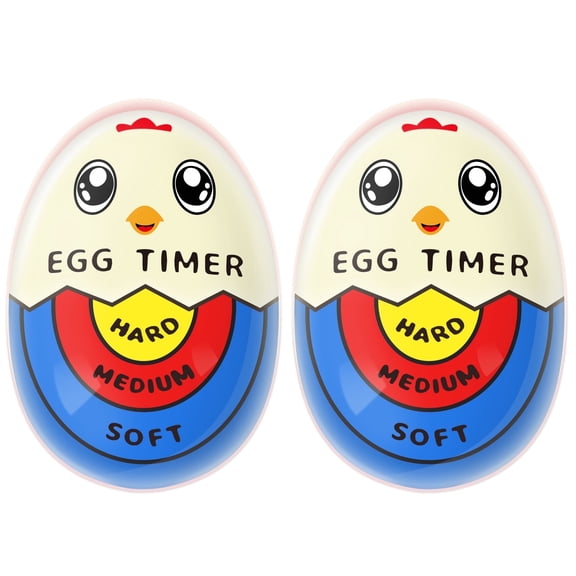 Egg Timer for Boiling Eggs Hard Boiled Changing Indicator that Changes Color when Done (Bule, 2Pack)