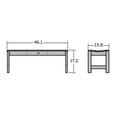 thumbnail image 4 of Highwood Lehigh 4ft Picnic Bench - 2-Person, Eco-friendly, Synthetic Wood, 4 of 4
