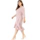 thumbnail image 3 of Vestido Midi Con Volantes Cuello V De Cóctel TalGrande PaMujer Ro4XL, 3 of 6