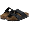 thumbnail image 2 of Sandalia Birkenstock Arizona SFB de piel negra al óleo, talla 37, 2 of 5