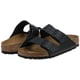 thumbnail image 2 of Sandalia Birkenstock Arizona SFB de piel negra al óleo, talla 37, 2 of 5