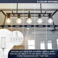 thumbnail image 3 of Luxrite Vintage G25 LED Light Bulb 4.5W=60W 5CCT Dimmable 500 Lumens LED Edison Bulb UL Listed E26 Base 4-Pack, 3 of 7