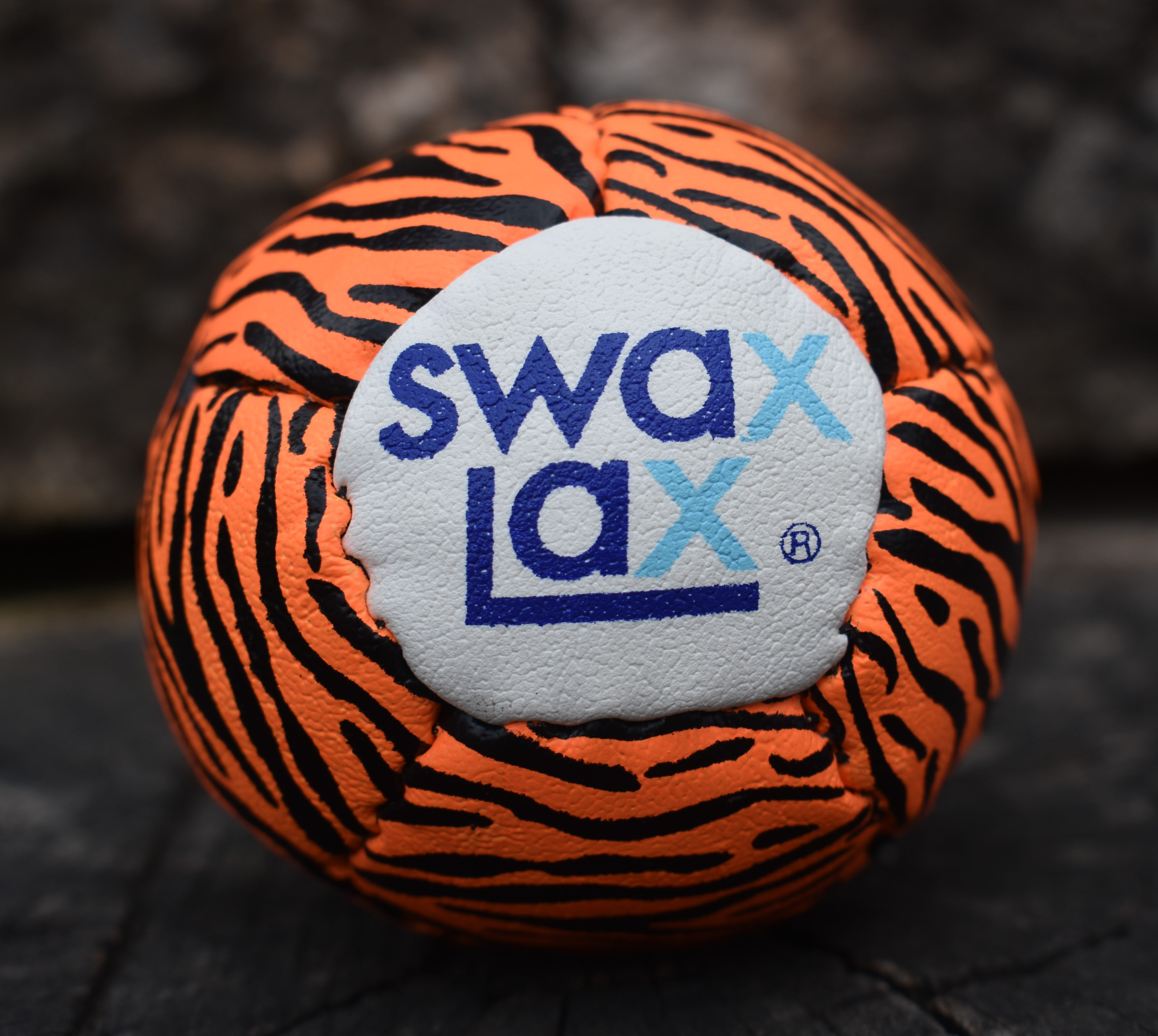 Swax Lax Soft Weighted Lacrosse Training Ball, Tiger