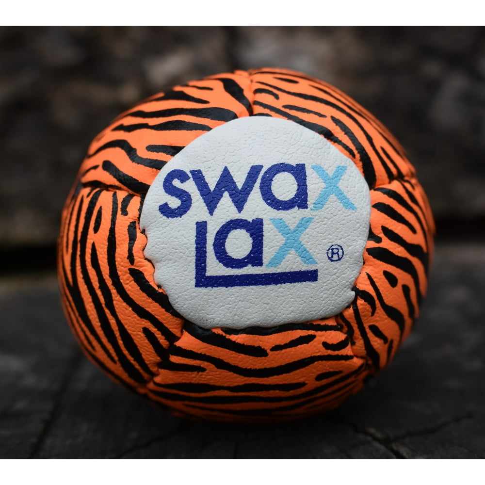 Swax Lax Soft Weighted Lacrosse Training Ball, Tiger
