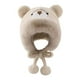thumbnail image 3 of Gorro térmico con orejas de oso de peluche para adultos, ideal para escalada y esquí. Beige, 3 of 8