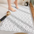 thumbnail image 2 of Bathtub Mat Non Slip - Natural Rubber Bath Tub Shower Safety Mat - 40*70cm Shower Mats with Suction Cups - Delicate Diamond Pattern - Softer - BPA Free - Machine Washable - Style 2, 2 of 5