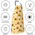 thumbnail image 5 of Kdxio Coffee Plaid Sunflower Apron with Pockets Adjustable Kitchen Aprons for Men Women Waterproof Aprons for Cooking,Drawing,Crafting, Baking Household Cleaning, 5 of 5