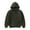 Black, variant on Coerni Kids Full Zip Hoodie Toddler Girls Boys Outwear Solid Color Zipper Hooded Sweatshirt Windproof Long Sleeve Coats