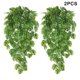 thumbnail image 5 of Wosthever 2x Green Artificial - Green Plant Hanging Plants Plants Hanging - 2pcs For Perfect For Restaurants And Cafes Plant Decoración, 5 of 6