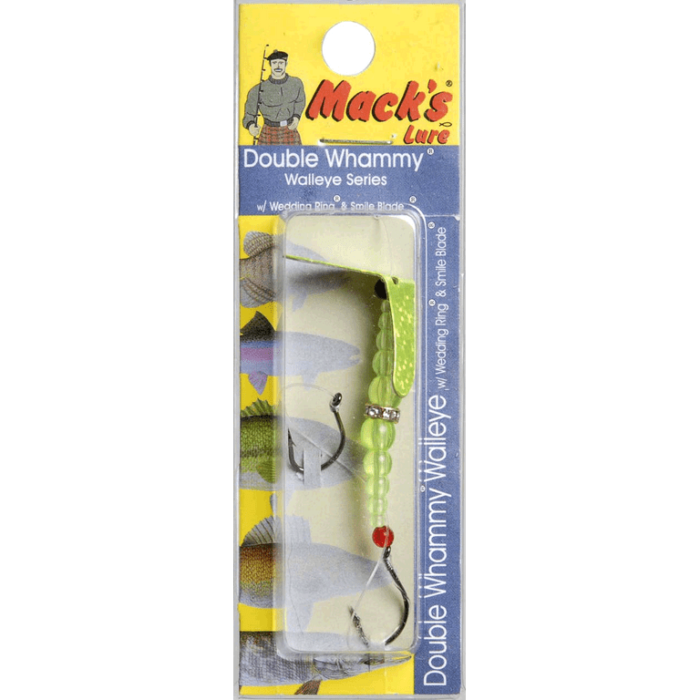  Mack's Lure Smile Blade Spindrift Walleye, Chartruese Green  Tiger : Sports & Outdoors