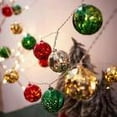thumbnail image 3 of Apmemiss Clearance Christmas Ball Ornaments Lights Outdoor Christmas Hanging String Ball Ornaments with LED Lights Plug in Christmas Ball Lights for Bedroom Christmas Tree Decorations, 3 of 6