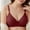 Wine, variant on ZZwxWA Bras for Women Comfortable Wireless Push Up Bras Full Coverage Supportive Lift & Shape Everyday Bra
