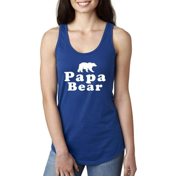 NIB - Women's Racerback Tank Top - Papa Bear