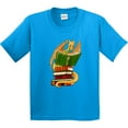 thumbnail image 3 of Inktastic Well-read Cute Gold Dragon Reading Books Youth T-Shirt, 3 of 5