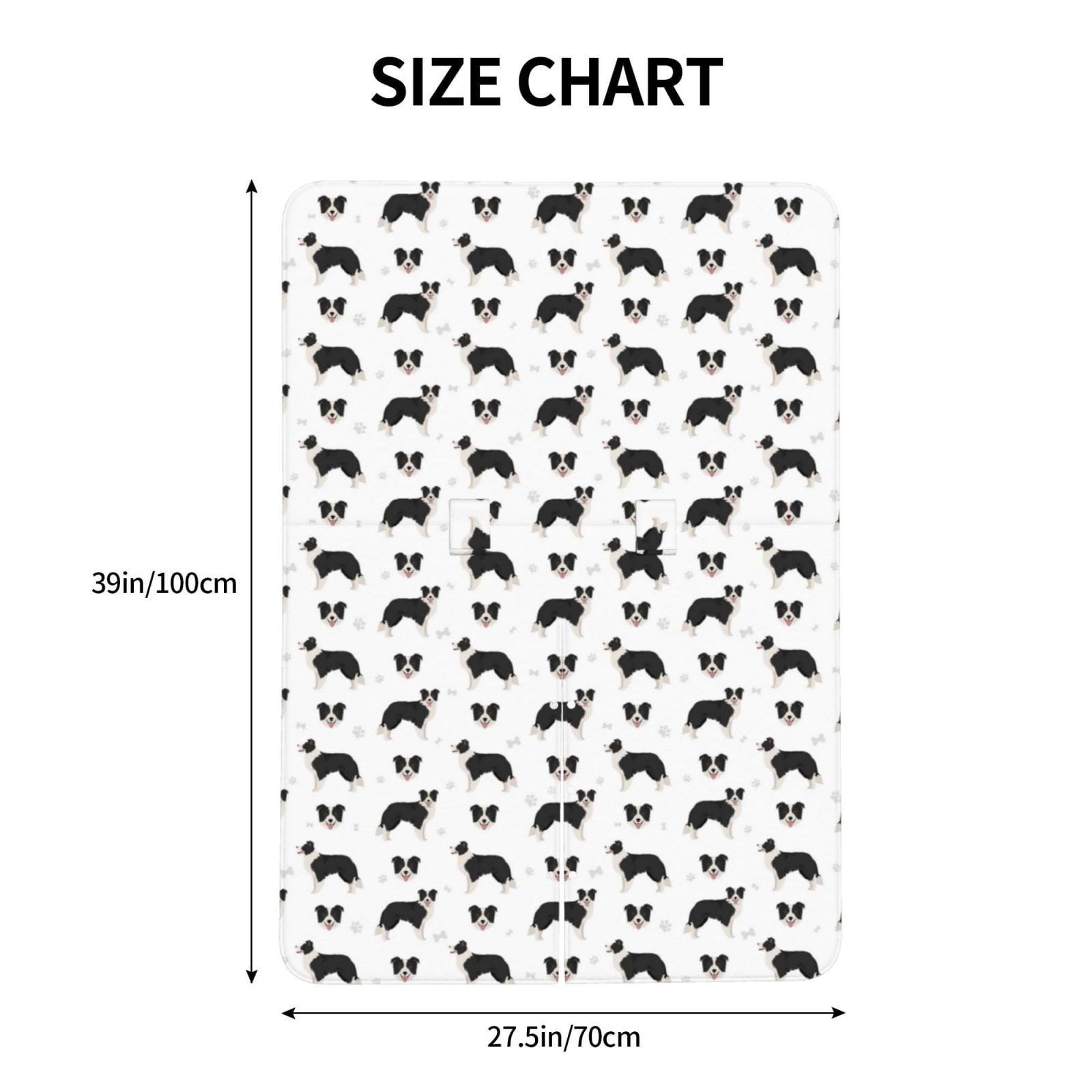 Naloa Border Collie Dog Baby Car Seat Cover, Breathable Baby Carrier Cover, Multiuse Baby Carrier Cover & Nursing Breastfeeding Cover