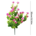 thumbnail image 3 of Maintenance Free Artificial Outdoor Flower Shrubs For Garden Porch Or Patio, No Water Or Trimming Required, Realistic Lifelike Plastic Green Grass Display, Easy Install Decorative Accent, 3 of 9