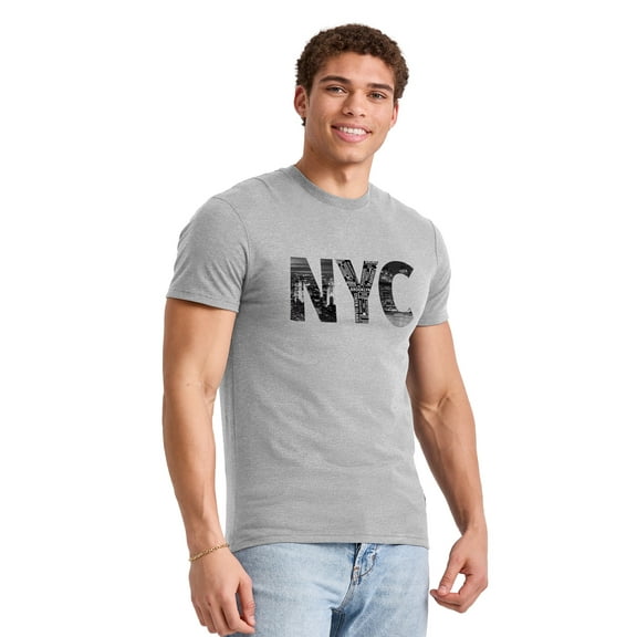 Hanes Men's Lightweight Graphic T-shirt - Cities Collection