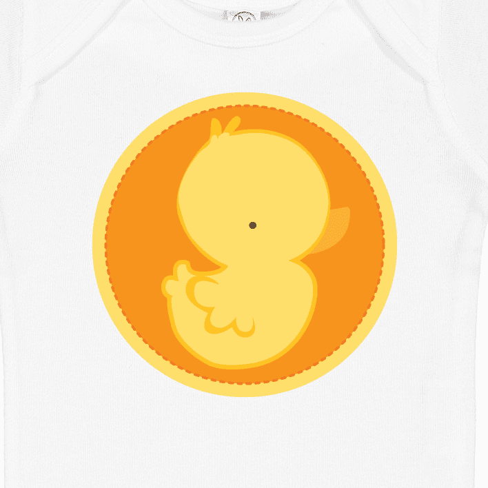 Inktastic Cute Duck Baby Clothes Boys or Girls Baby Bodysuit