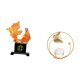 thumbnail image 5 of Escultura de resina moderna con forma de bola de cristal de carpa, ideal para decorar escritorios, dormitorios, oficinas, hogares, pasillos, chimeneas, 5 of 8