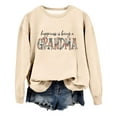 thumbnail image 3 of Clearance Sales Sweatshirt for Women Grandma Sweatshirt For Women Fall Crew Neck Sweatshirts No Hood Happiness Is Being A Grandma, 3 of 3