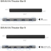 Sony HT-A8000 BRAVIA Theater Bar Soundbar with Dolby Atmos and 3 Year Amber Protection Plan (2024)