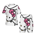 thumbnail image 4 of Hello Kitty Sleepwear Short sleeve Top and Shorts Pajama Summer Pjs 2-Piece Pajama Set, 4 of 8