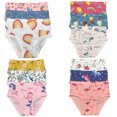 thumbnail image 5 of B&Q Premium Cotton Briefs for Toddler Girls: 12-Pack Assortment in Sizes 2T, 3T, 4T, 5T, 6T, 7T, 5 of 5