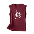 thumbnail image 5 of ZyeKqe Tank Top for Women Sleeveless Crewneck T Shirts Graphic Print Going out Tops Summer Casual Loose Basic Shirts, 5 of 5