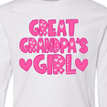thumbnail image 4 of Inktastic Great Grandpa's Girl Granddaughter gift Long Sleeve Youth T-Shirt, 4 of 5