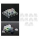 thumbnail image 5 of Paquete de 10 cubiertas de lves Macarena ABS transparentes para interruptores CHERRY R4, 5 of 8