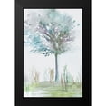 thumbnail image 2 of Pearce, Allison 11x14 Black Modern Framed Museum Art Print Titled - Growing Teal II, 2 of 5